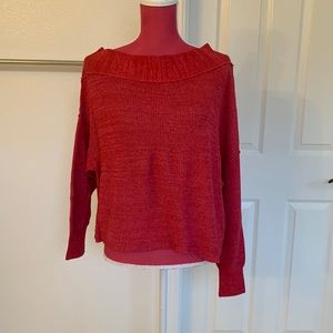 Free People Red Sweater
